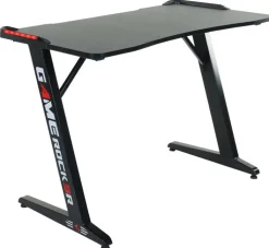 Gaming Tisch GAME ROCKER 110 x 60 cm schwarz