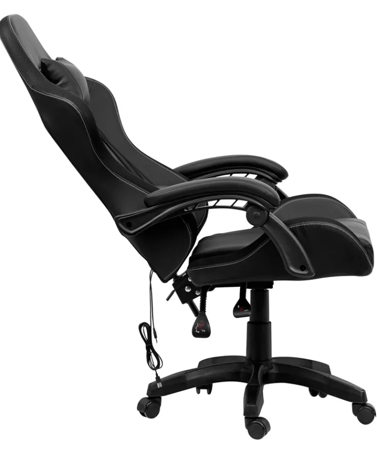 Gaming-Stuhl LED-NEW schwarz