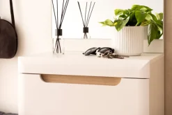 Garderobe SVANTE_TORGE 107 x 197 cm weiß/braun