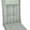 GO-DE Gartenstuhlauflage STRIPES 120/50/7 cm hellgrün