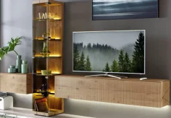 hartmann Wohnwand VARA Kerneiche Umato sägerau