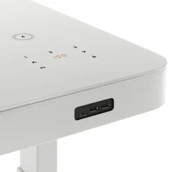 Höhenverstellbarer Schreibtisch BONMEDICO MOVU II weiß