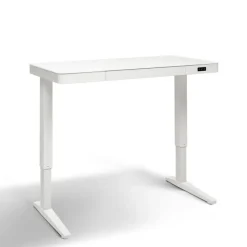 Höhenverstellbarer Schreibtisch BONMEDICO MOVU weiß