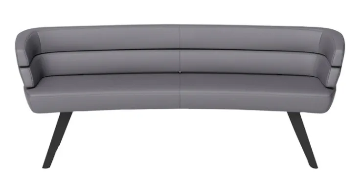 JOOP! Bank 230 cm Lederbezug Longlife schiefer