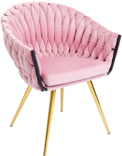 KARE DESIGN Armlehnenstuhl 2er Set rosa