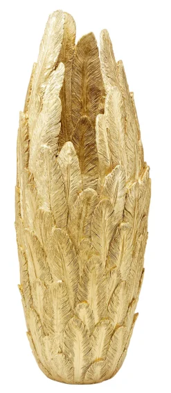 KARE DESIGN Vase FEATHERS 80 cm gold