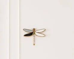 KARE DESIGN Wandschmuck DRAGONFLY 37 x 27 cm goldfarbig