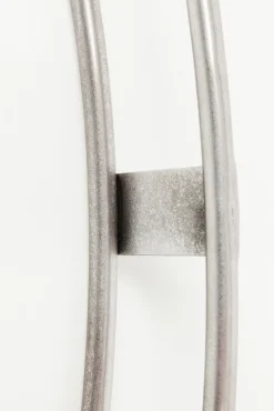 KARE DESIGN Wanduhr CLIP 60 cm silberfarbig