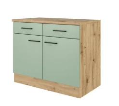 QUARTIER Küche Unterschrank Fiona 85 cm Eiche