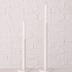 Kerzenständer Set MALKO 2-teilig weiß