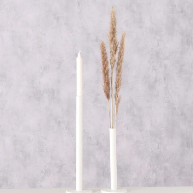 Kerzenständer Set MALKO 2-teilig weiß