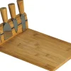 KESPER Käseschneidebrett mit Besteck Bambus