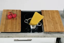 KESPER Schneide- und Abdeckplatte 59x32x3 cm Bambus