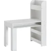 Kinder Kinder Schreibtisch mit Regal 50 x 110 cm weiß