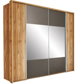 QUARTIER Kleiderschrank FOREST 312 x 225 cm braun / grau