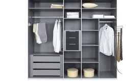QUARTIER Kleiderschrank Grundelement KIRA 90 x 210 cm weiß