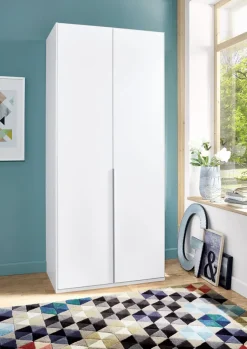 QUARTIER Kleiderschrank Grundelement KIRA 90 x 210 cm weiß