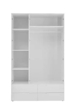 Kleiderschrank JENNA S 3-türig weiß
