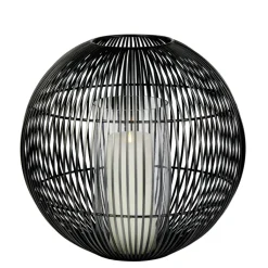 LAMBERT Windlicht WEMBLEY 35 cm schwarz