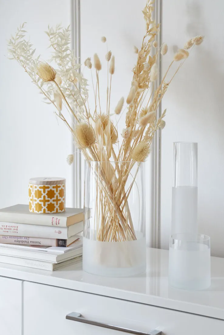 LEONARDO Vase NOVARA klar/satiniert