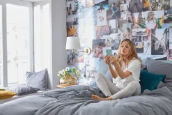 LEONARDO Vase POESIA 15,4 cm goldfarbig