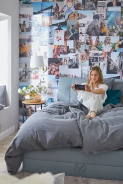 LEONARDO Vase POESIA 15,4 cm goldfarbig