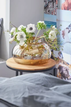 LEONARDO Vase POESIA 15,4 cm goldfarbig