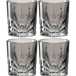 LEONARDO Whiskyglas CAPRI 4er-Set grau