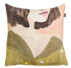 MICA DECORATIONS Deko Kissenhülle MÄDCHEN 50x50 cm