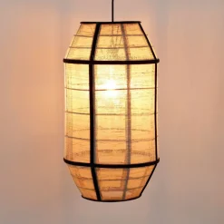 MICA DECORATIONS Pendelleuchte PELLA offwhite