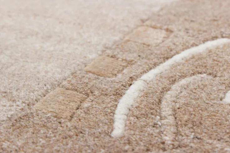 Nepalteppich INDO NEPAL KHANGRI 170 x 240 cm beige