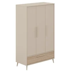 Kinder PAIDI Baby-Kleiderschrank EEFJE beige/ braun
