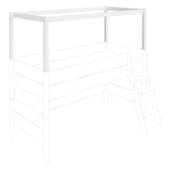 Kinder PAIDI Baldachinaufbau TIAGO weiß