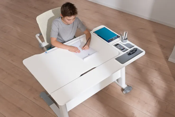 Kinder PAIDI Schreibtisch JARO Kreideweiß