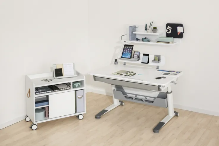 Kinder PAIDI Schreibtisch JARO Kreideweiß