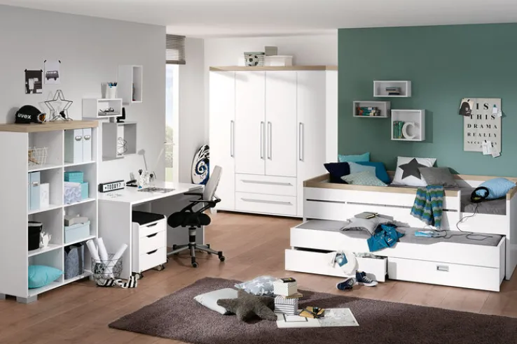 Kinder PAIDI Schreibtisch KIRA Kreideweiß