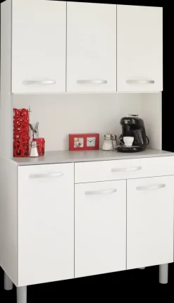 Parisot Buffet-Schrank SPOON 101 x 185 cm weiß