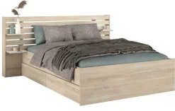 Kinder Parisot Stauraumbett ESCALE 3 braun 160 x 200 cm