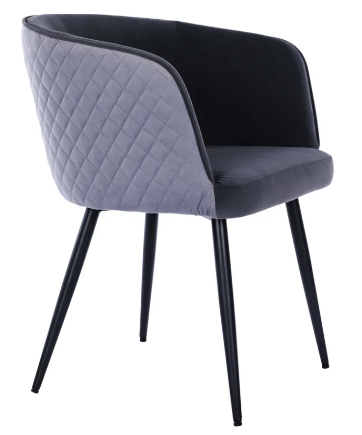 PHILL HILL Armlehnstuhl LIAM dunkelgrau-grau/schwarz