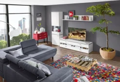 PHILL HILL Ecksofa BACKSTREET Stoffbezug Anthrazit ca. 275 x 230 cm