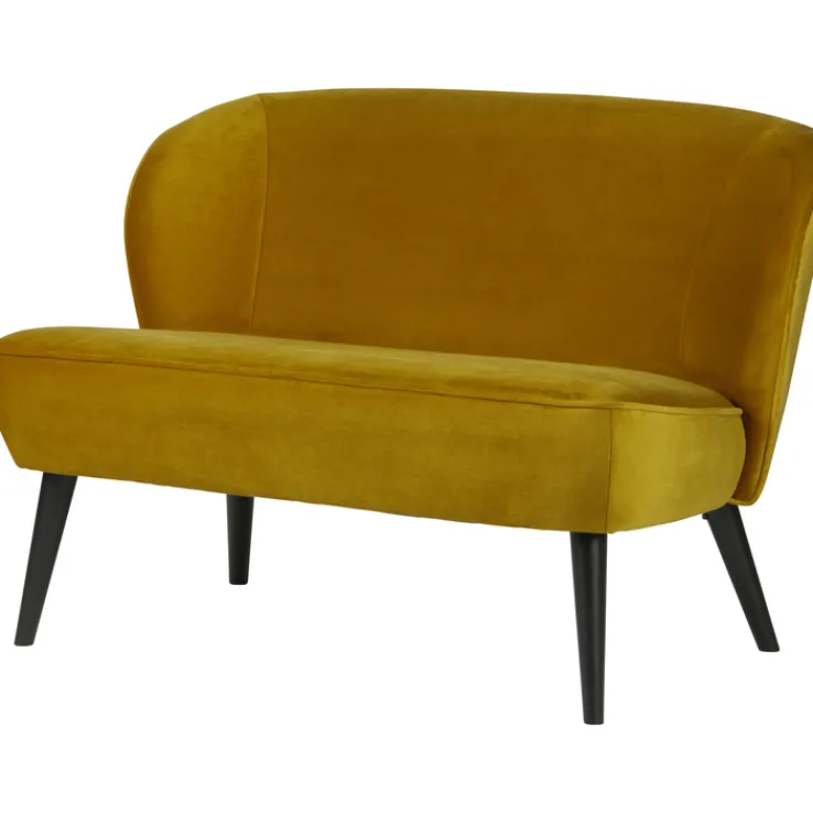 Polsterbank SARA 110 cm ockergelb