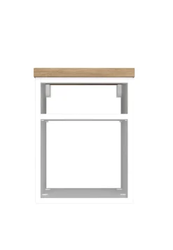 Regal DAVOS 30 x 41 cm Weiß matt/ Wotan Eiche