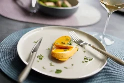 Ritzenhoff & Breker Dessertteller JASPER 6er Set taupebraun/ weiß