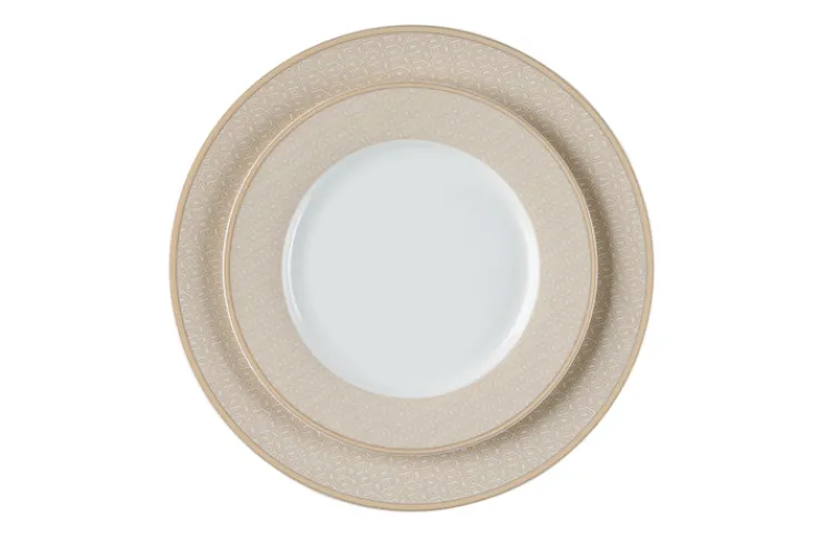 Ritzenhoff & Breker Dessertteller GEO Porzellan beige