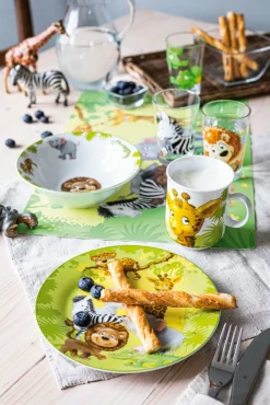 Ritzenhoff & Breker Kinder-Platzmatte DSCHUNGELTIERE 30 x 45 cm mehrfarbig