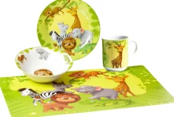 Ritzenhoff & Breker Kinder-Platzmatte DSCHUNGELTIERE 30 x 45 cm mehrfarbig