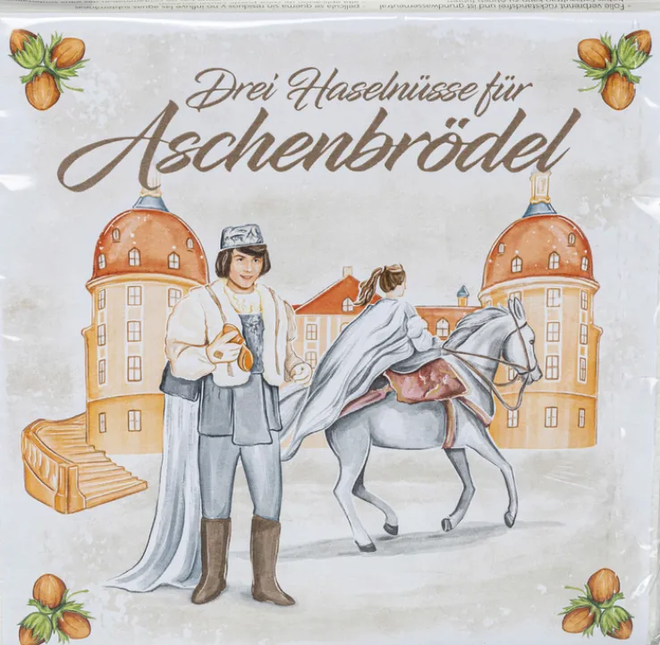 SAICO Servietten 20er Set DREI HASELNÜSSE FÜR ASCHENBRÖDEL 33x33 cm