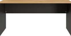 Schreibtisch ANCONA 158 x 79 cm Graphit/ Navarra Eiche