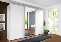 QUARTIER Schwebetürenschrank ERNIE weiß