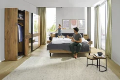 QUARTIER Schwebetürenschrank TRATTINO braun